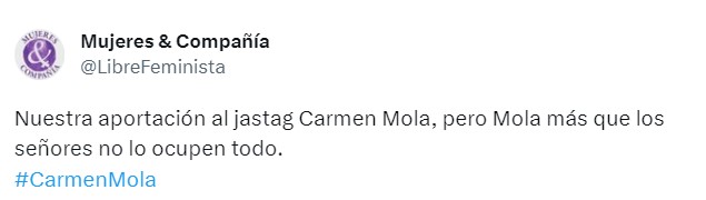 Carmen Molaren inguruko twitt-a